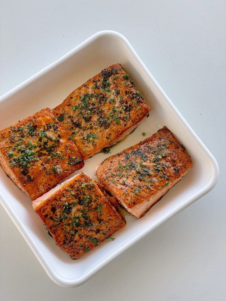 honey glazed scottish salmon (serves 10)