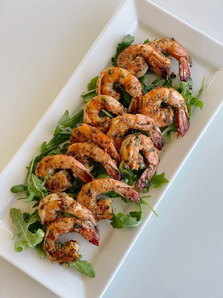 grilled shrimp + sicilian pesto (20 pcs)