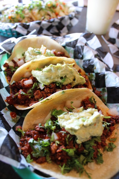 3-Chorizo Tacos