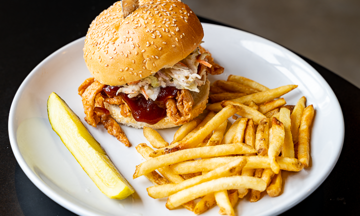 BBQ Soy Curl Sandwich