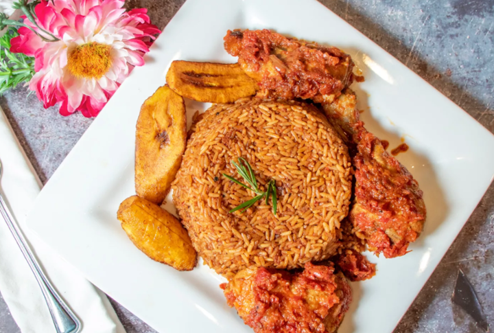 African Soulfood - Red Rice (Jollof Rice) Meal
