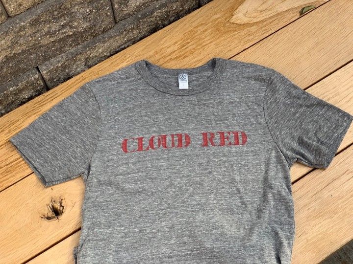 Cloud Red Text t-Shirt