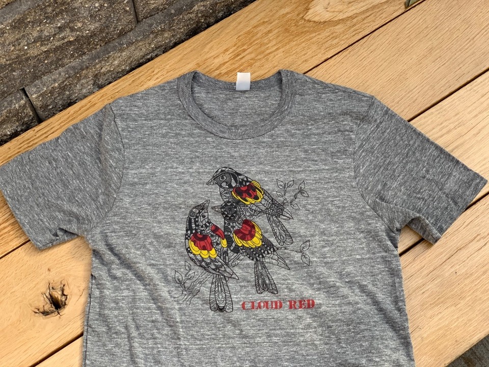 Grey w/Birds t-Shirt