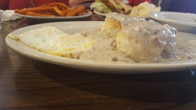 (#21) Sausage Gravy & Biscuits