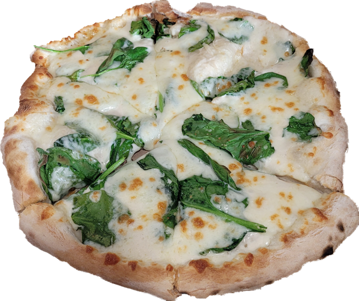 Chicken Spinach & Artichoke Alfredo Pizza