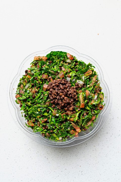 Lentil Tabbouleh Platter