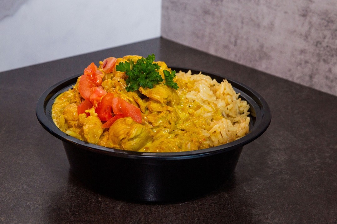 The creamy Curry  rice Bowl