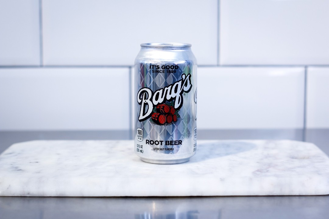 Barq's Root Beer can