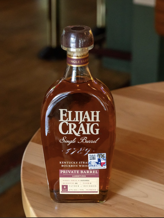 Elijah Craig - Lambert's Single Barrel