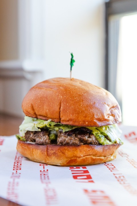 Green Chili Cheeseburger