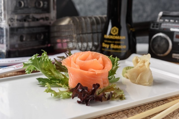 Smoked Salmon Sashimi