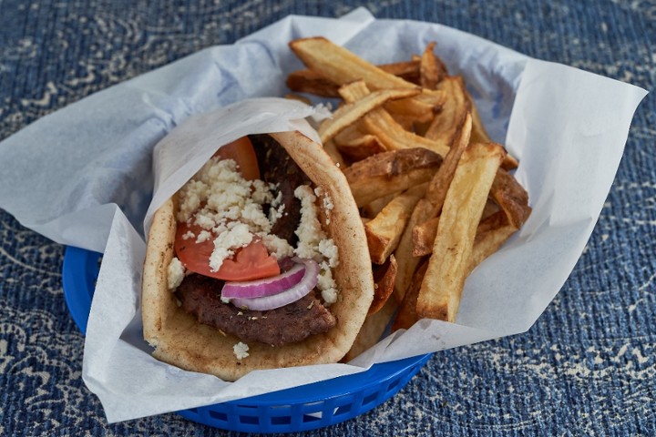 Greek Burger Wrap