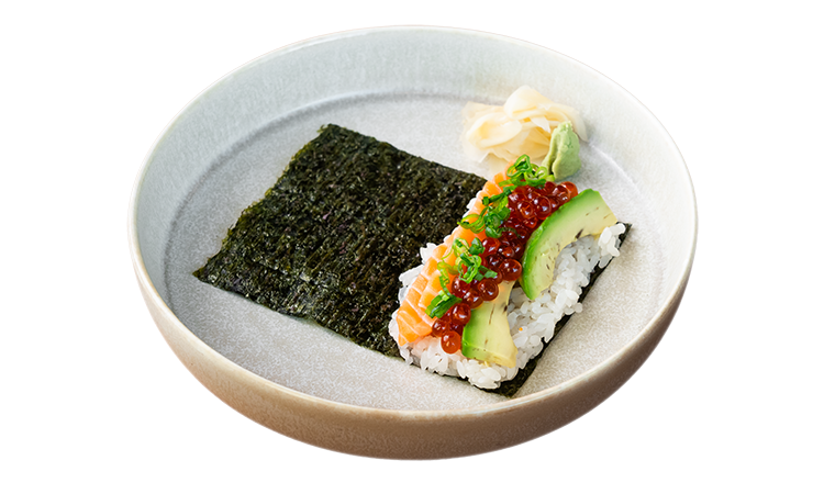 Salmon + Ikura Roll