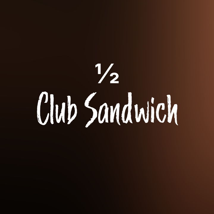 1/2 Club Sandwich