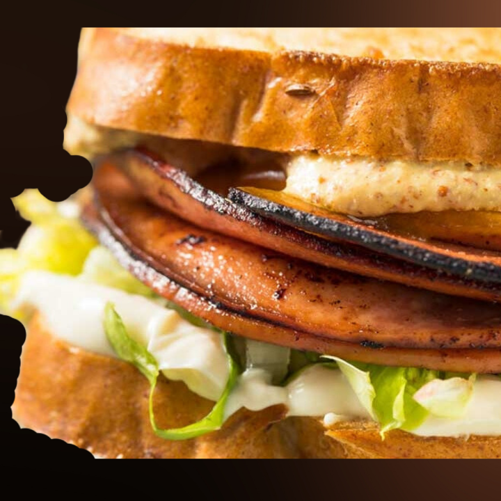 Fried Bologna Sandwich