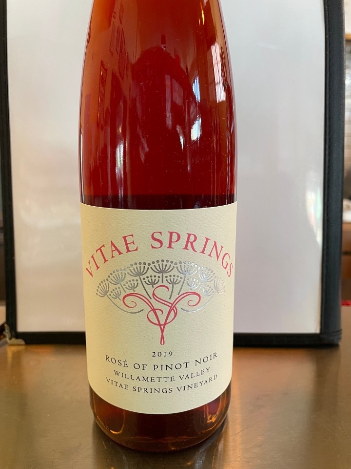 2019 Vitae Springs of Rosé of Pinot Noir