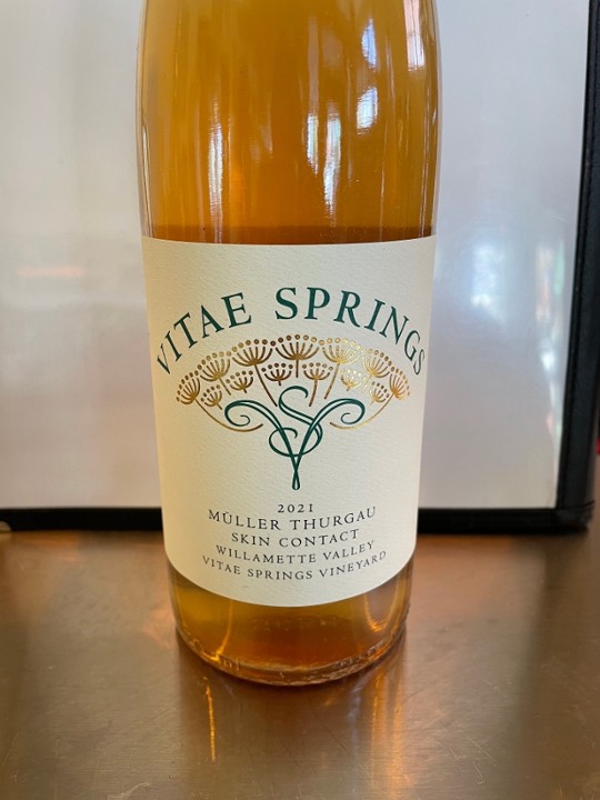 2021 Vitae Springs Muller Thurgau skin contact wine