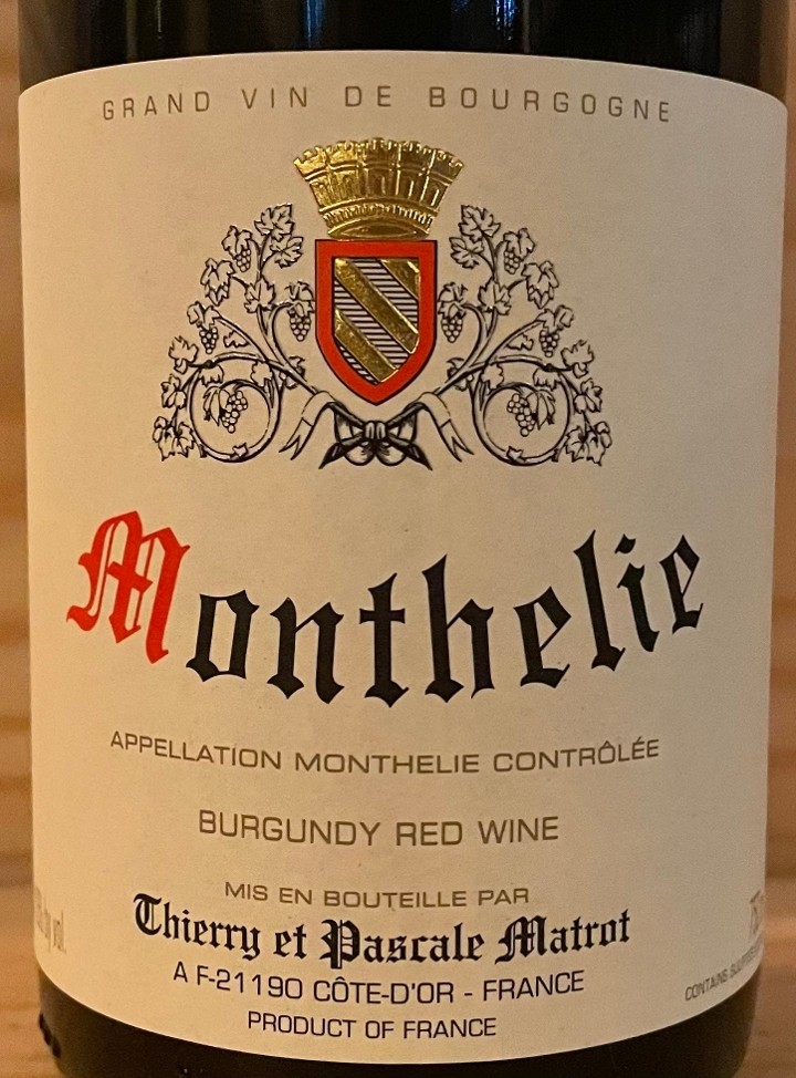 2016 Domaine Matrot Monthelie
