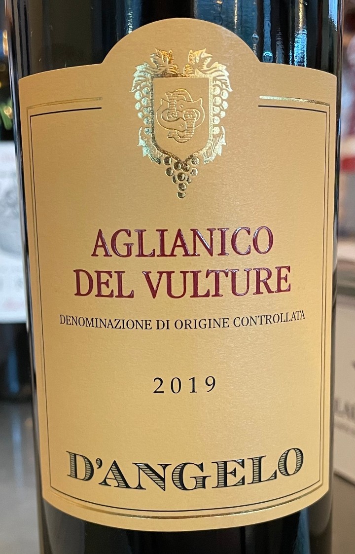 2019 D'Angelo Aglianico del Vulture