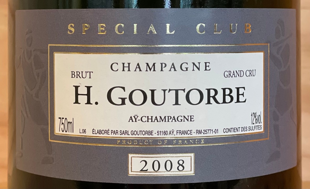 2008 Henri Goutorbe Special Club Grand Cru Brut Champagne