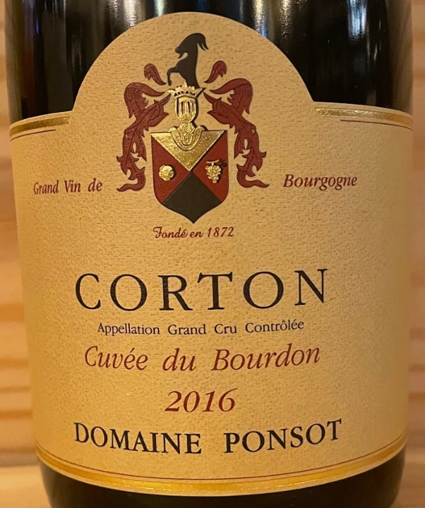 2016 Domaine Ponsot Corton Grand Cru 'Cuvee du Bourdon'