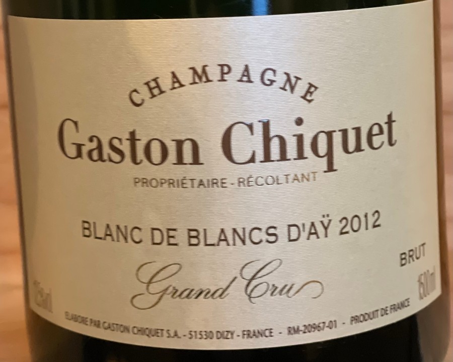 2012 Gaston Chiquet Grand Cru Blanc de Blancs d'Ay Brut MAG