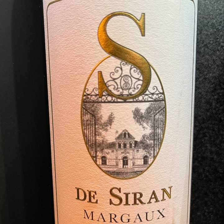 2018 Margaux Rouge S de Siran