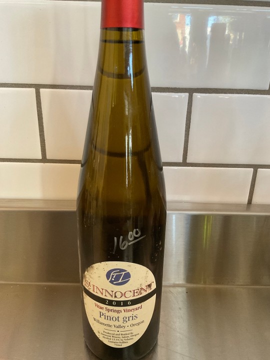 2016 St. Innocent; Pinot Gris - Willamette Valley