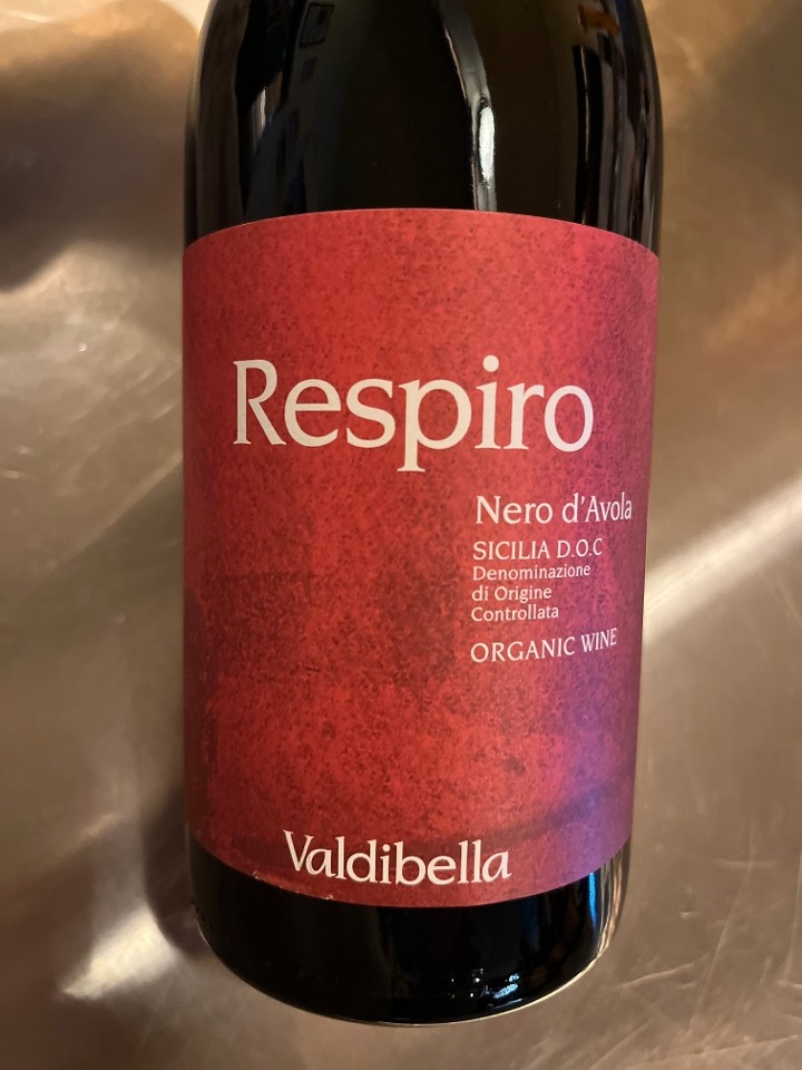 2020 Valdibella Nero d'avila "Respiro"
