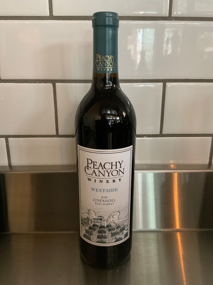 2019 Peachy Canyon; Westside Zinfandel - Paso Robles