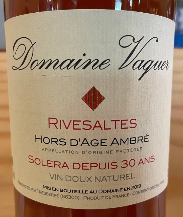 NV Domaine Vaquer Rivesaltes Ambre Hors d'Age