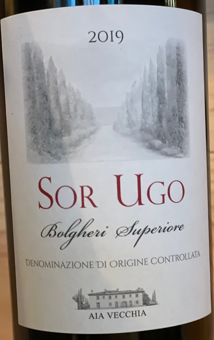 2019 Aia Vecchia Sor Ugo Bolgheri Superiore