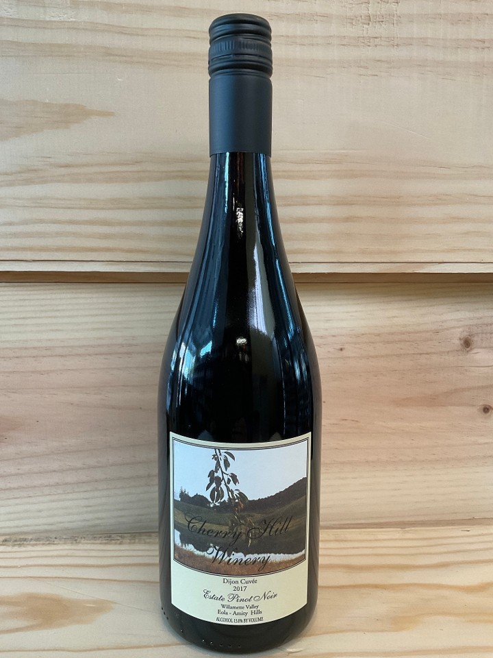 2019 Cherry Hill Winery; Dijon Cuvée - Estate Pinot Noir - Wilamette Valley