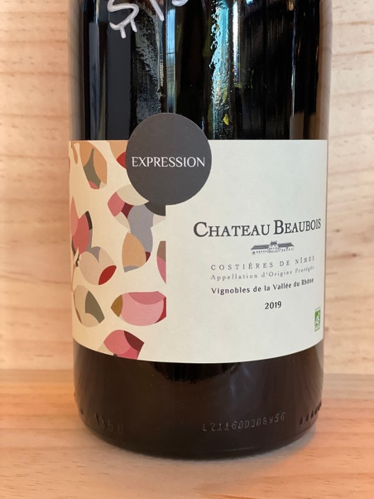 2019 Chateau Beaubois Costieres de Nimes Cuvee Expression Rouge