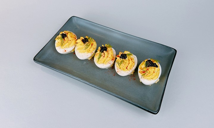 Deviled Eggs Royale