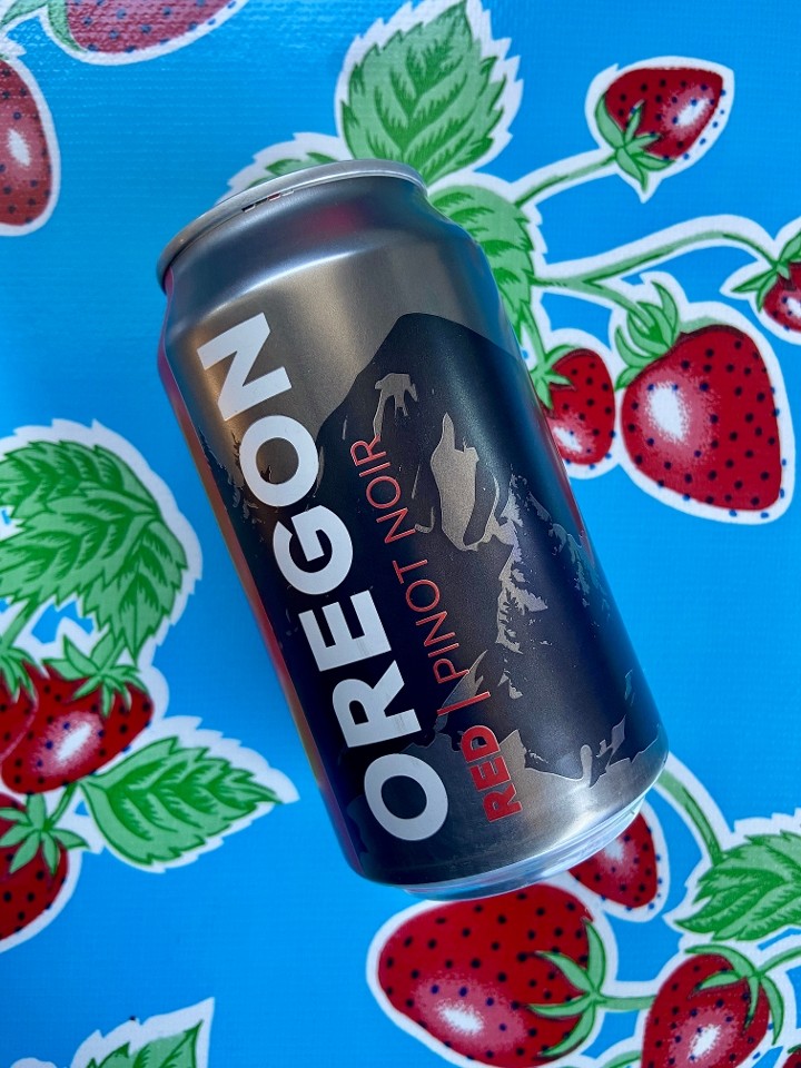 Canned Oregon Pinot Noir