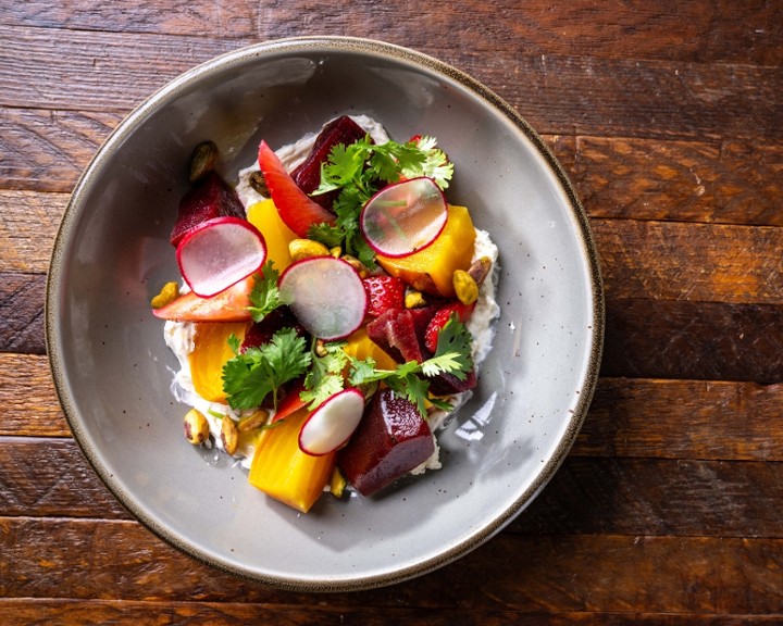 Roasted Beets & Whipped Goat Cheese