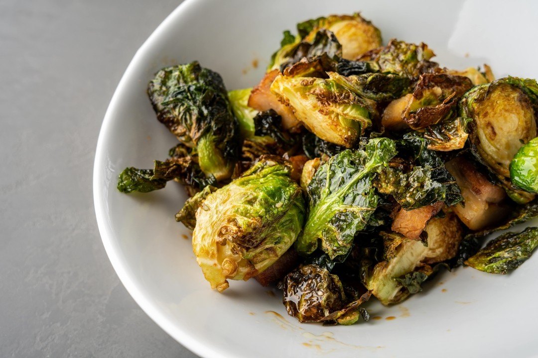 Asian Fried Brussels Sprouts
