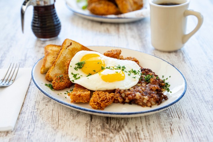 Corned Beef Hash and Eggs