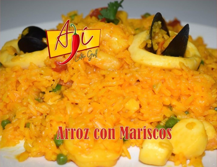 Arroz Amarillo con Mariscos 4 personas/ Seafood Yellow Rice for 4