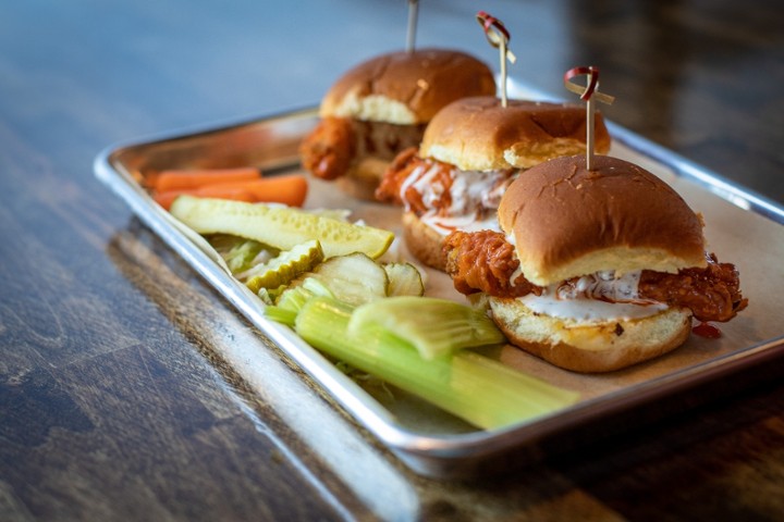 Buffalo Chicken Tender Sliders