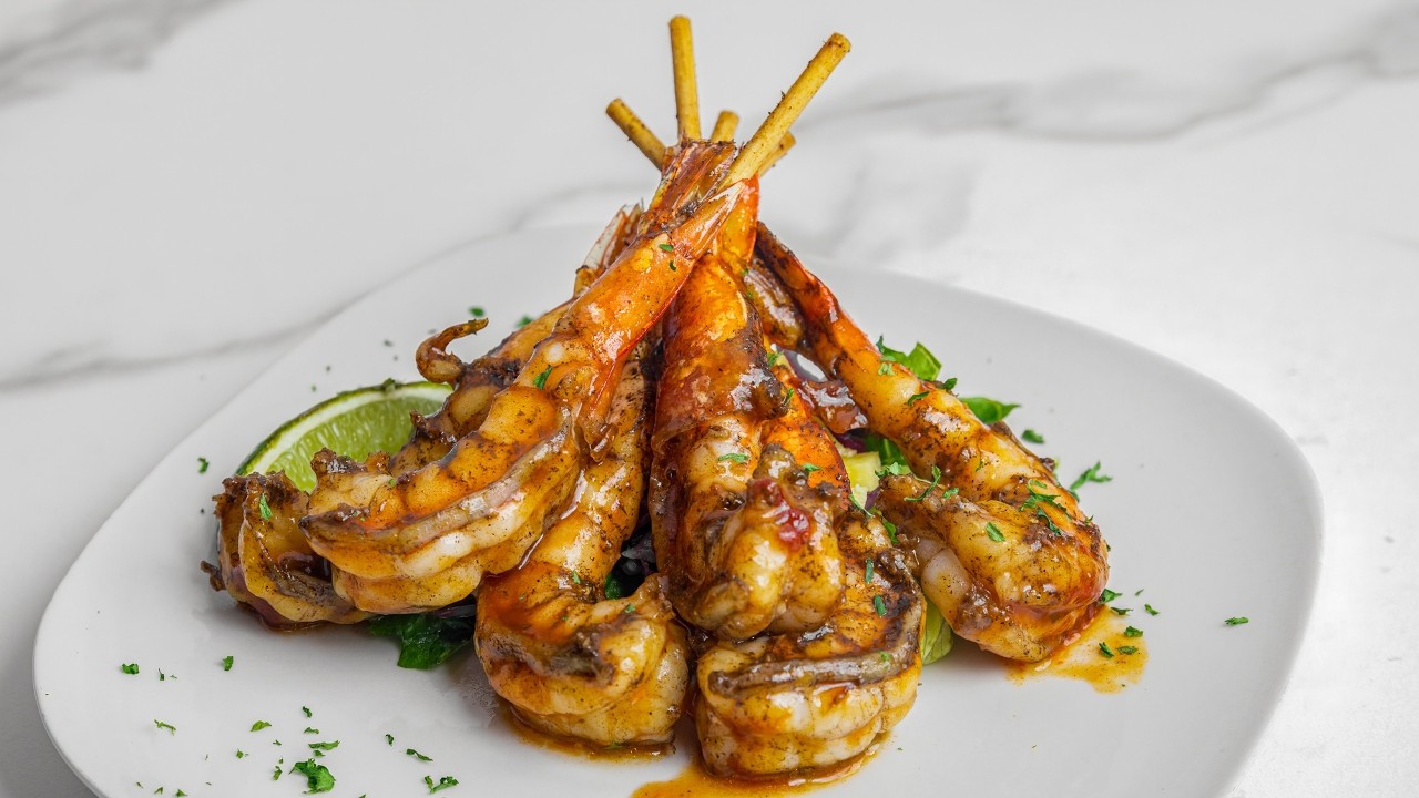 D'Island Jerk Shrimp (takeout)