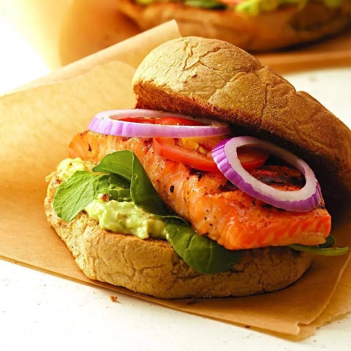 Blackened Salmon & Avocado Sandwich 3PO