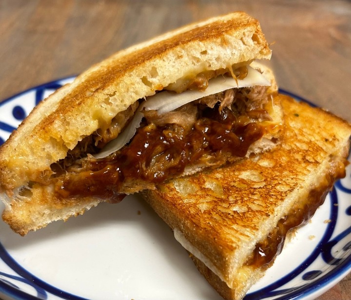 Pulled Pork Grilled Cheese