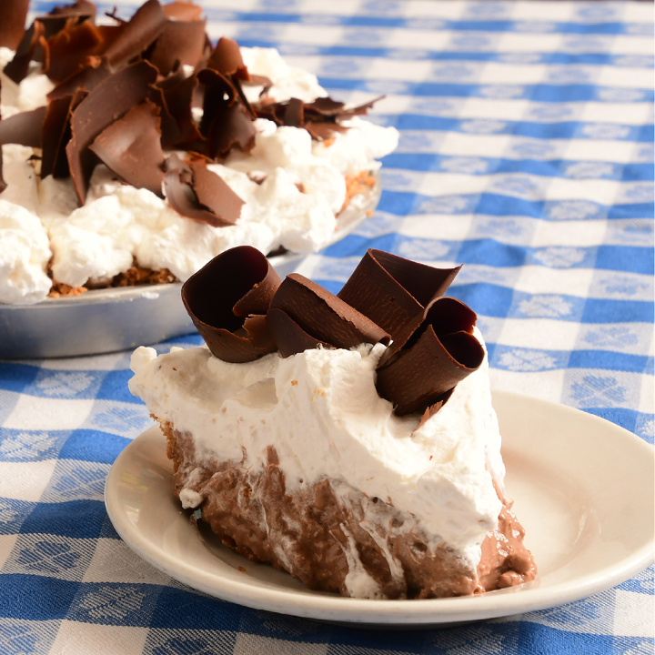 Chocolate Cream Pie Slice