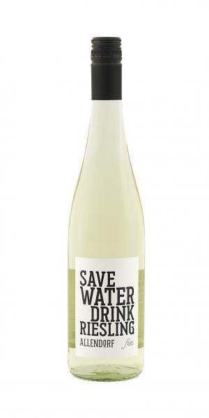 Rheingau Free Riesling “Save Water Drink Riesling” by Fritz Allendorf N/V (V/S)