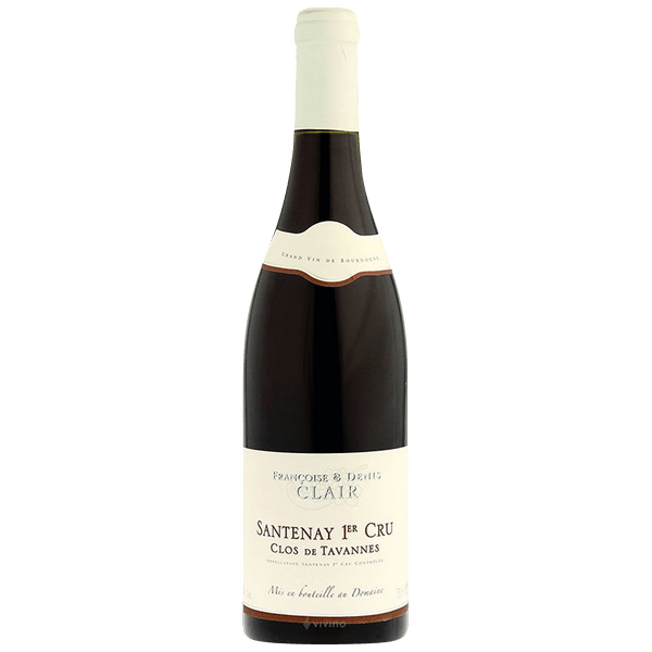 Red Burgundy Santenay 1er Cru Clos de Tavannes by Domaine Francois& Denis Clair 2018 (Vegan/Sustainable)