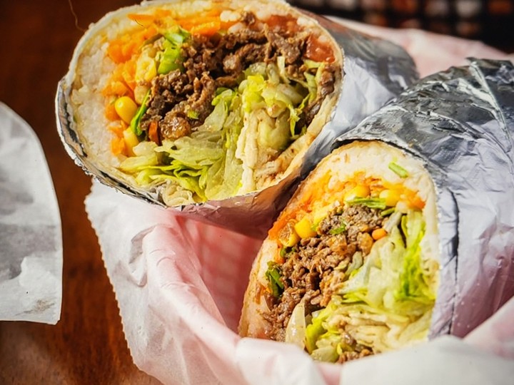 Seoul Sensation Steak Burrito