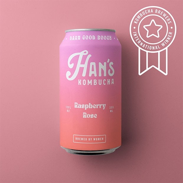 Han's Kombucha - Raspberry Rose