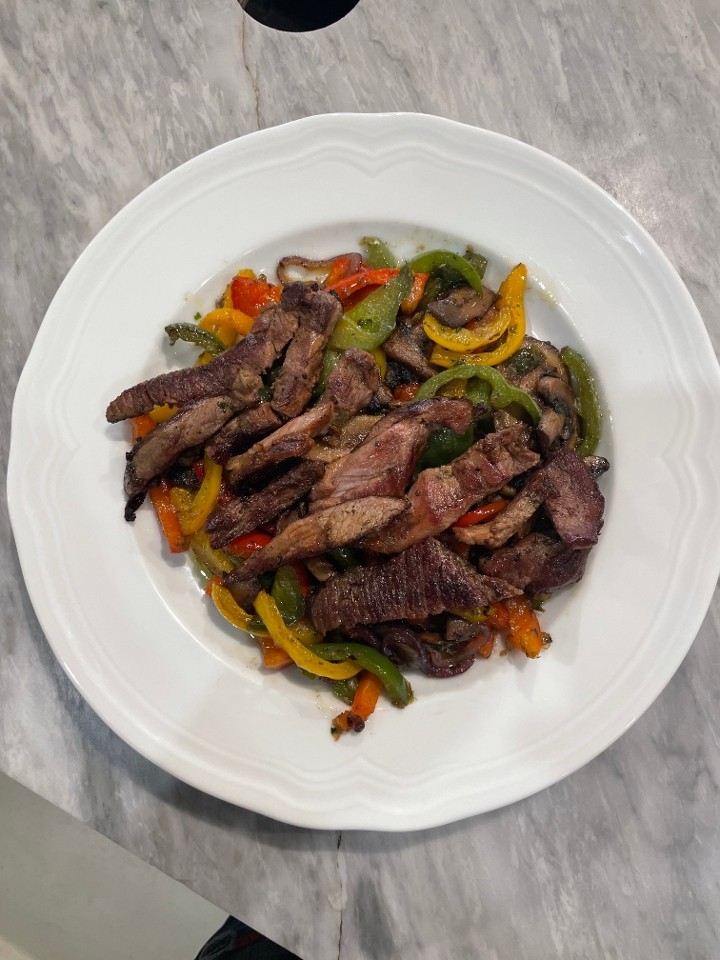 Grilled lamb with Vegetables